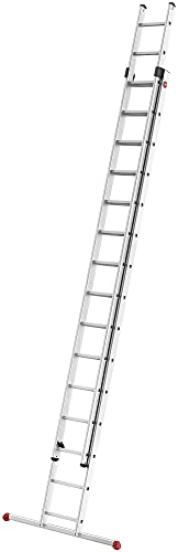 Hailo S80 alu schiebeleiter 2 x 15 sprossen 7,64m ausgezogen