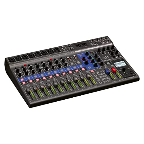 Zoom L-12 Digitaler 12-Kanal Mixer und Audio-Schnittstelle, USB