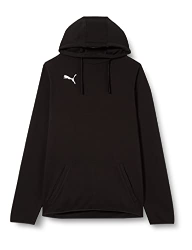 puma liga casuals hoodie sweatshirt schwarz-weiß männer größe m