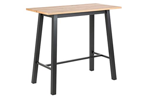 ac design furniture bartisch wildeiche holz 58 x 117 x 105 cm