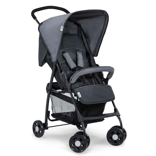 hauck buggy sport, ultra leicht 5,9 kg, liegefunktion, klappbar, extra großer korb