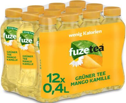 fuze tea mango kamille 12 x 400ml nur 8,99 statt 13