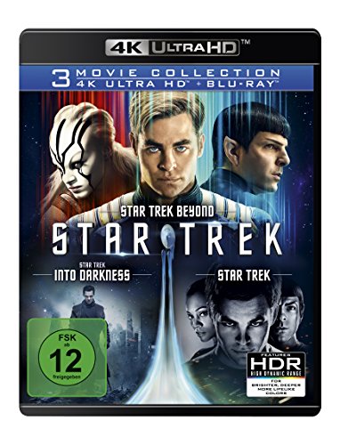 star trek 3 filme set - abram's trek - 4k blu-ray + blu-ray