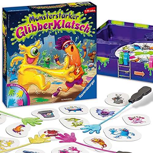 ravensburger kinderspiel glibber-klatsch, familien- und geselligkeitsspiel, ab 5 jahren