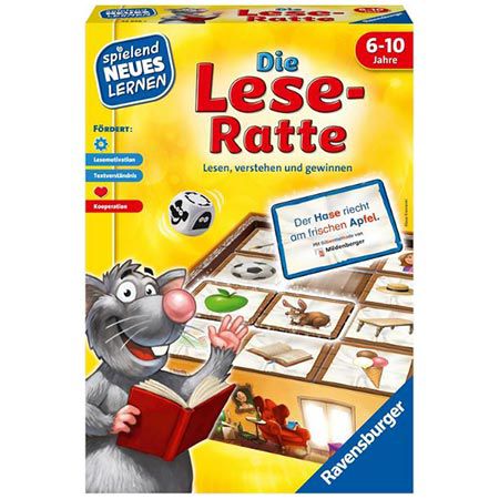 ravensburger die lese-ratte spiel für kinder, 8,99 statt 14