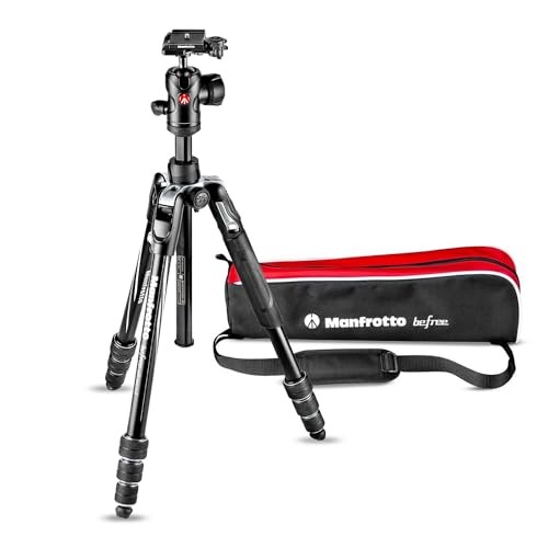 Manfrotto Befree Advanced Reisestativ-Set, Aluminium, Twist-Verschluss, für DSLR