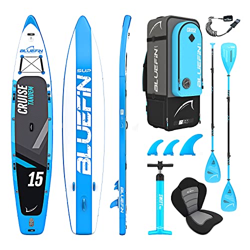 bluefin cruise sup board set, kajak sitz, komplettes zubehör