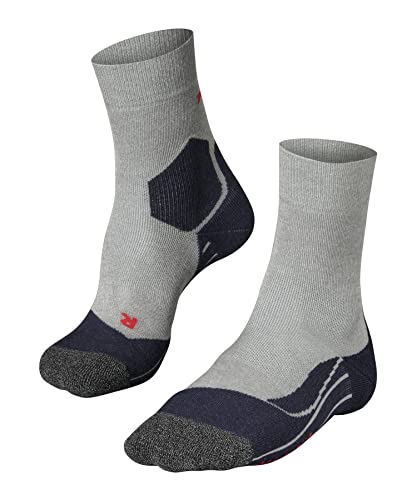 FALKE Herren Laufsocken RU3 Comfort M, Lyocell, grau 3406, 44-45, antiblasen