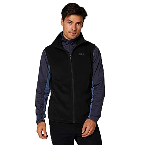 helly hansen herren weste mit zip und steppdesign für outdoor-aktivitäten