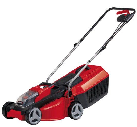 Produktbild: einhell rasenmäher ge-cm 18 mit 3ah li-akku und ladegerät für 111,99 euro