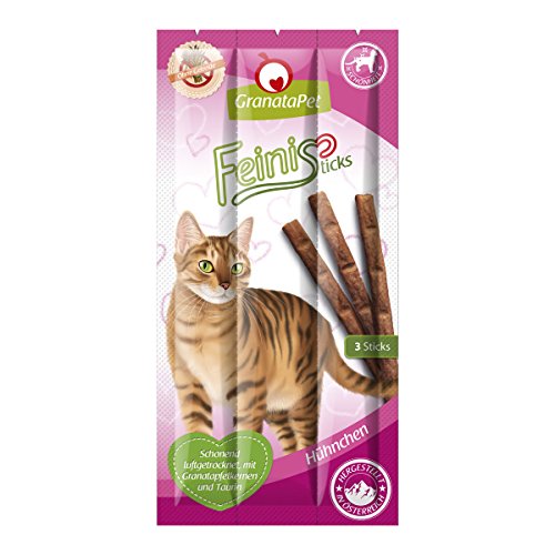 granatapet feinsticks hühnchen katzenleckerlis ohne getreide & zucker, 24 x 15g