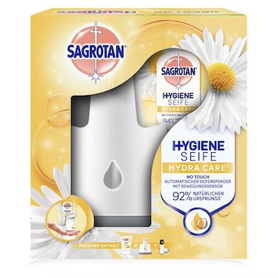 Produktbild: Sagrotan no-touch seifenspender mit nachfüller kamille 250 ml handseife