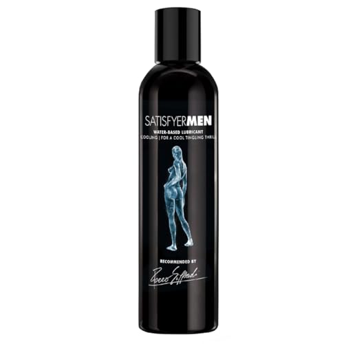 satisfyer wasserbasiertes gleitmittel für männer 300 ml kompatibel mit kondomen