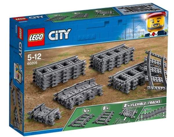 lego city schienen set 20 teile günstig für 11,99 euro statt 16 euro