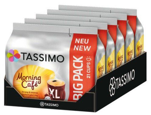 tassimo morgen caf xl kaffeekapseln 105er pack 18,95 euro statt 30 euro