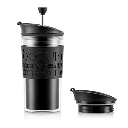 Produktbild: Bodum Travel Press Kaffeebereiter 0.35 L Kunststoff schwarz-transparent