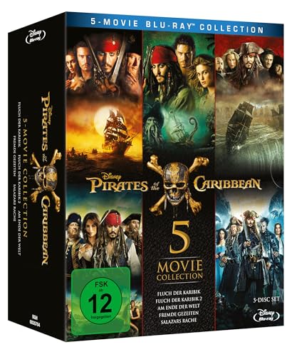 Produktbild: blu-ray box fluch der karibik 15 - 5 filme für 22,47 (statt 28)
