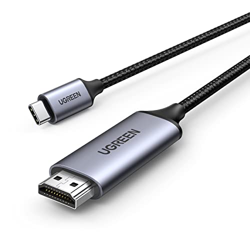 ugreen usb-c auf hdmi kabel 4k 60hz 2m thunderbolt 3 geflochten-aluminium