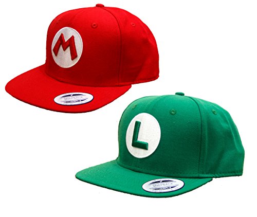 rot mario grün luigi snapback baseballkappe ASVP shop