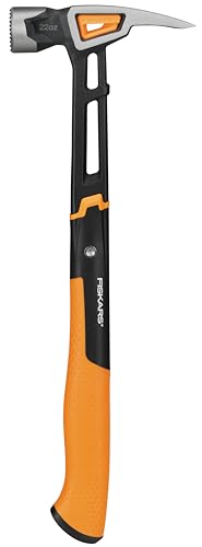 fiskars zimmermannshammer isocore xxl 41 cm 1,02 kg schwarz orange 1020216