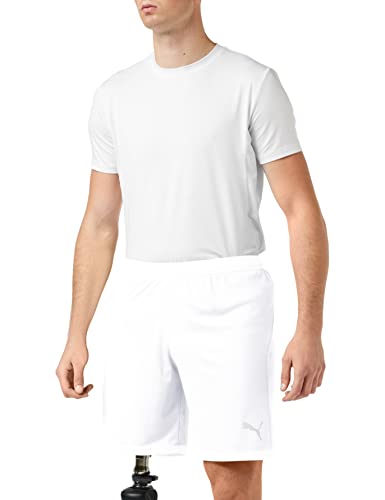 puma liga shorts herren weiß schwarz, größe xl