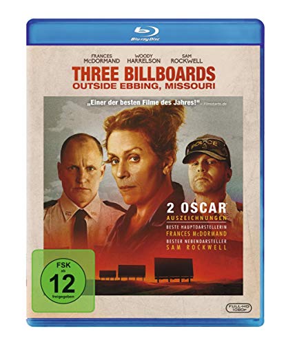three billboards outside ebbing, missouri blu-ray - amazon prime