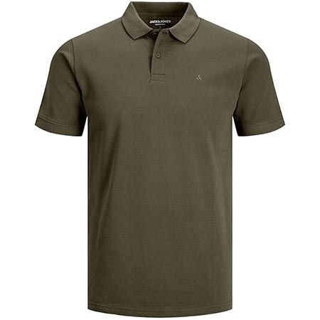 Jack & Jones Epaulos Poloshirt Olive 12,99 statt 20