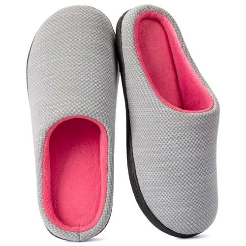 RockDove Damen Memory Foam Slipper aus Birdseye Knit
