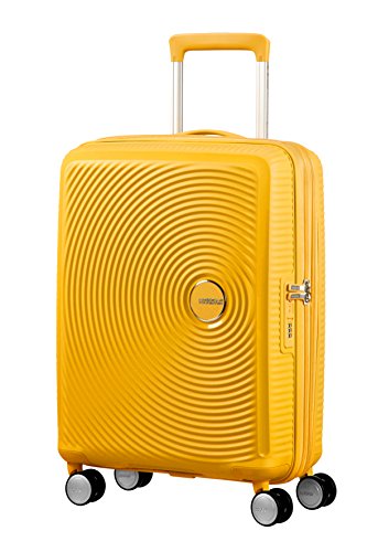 American Tourister Soundbox Spinner S erweiterbar Handgepäck 55 cm Gelb