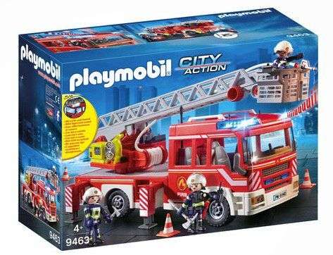 Produktbild: playmobil city action feuerwehr-leiterfahrzeug 9463 ab 46,69 euro statt 57 euro