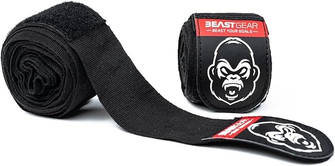 Produktbild: Beast Gear Boxbandagen 4,5m Elastisch mit Daumenschlaufe  Boxen, MMA, Muay Thai