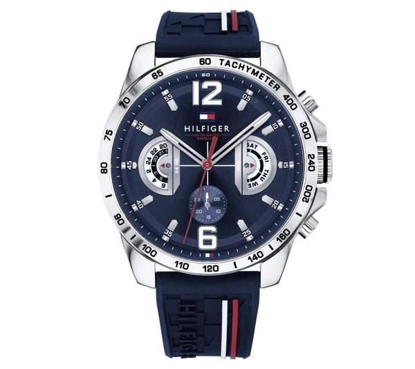 tommy hilfiger unisex quartz uhr mit multi-zifferblatt ab 92,42 (statt 115)