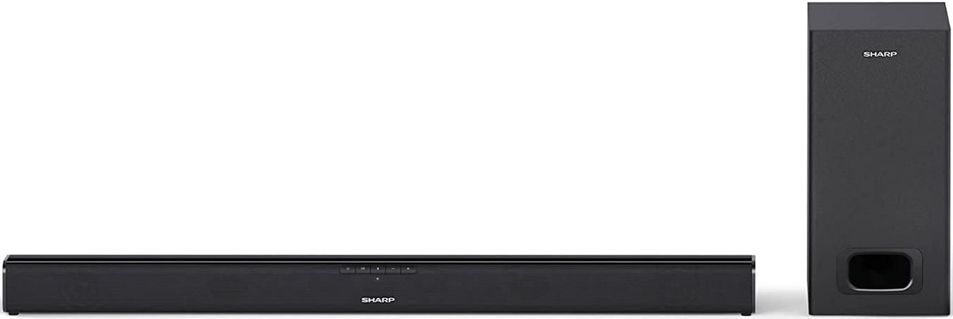 sharp soundbar 2.1 ht-sbw110 mit externem subwoofer, 180 w, bluetooth, hdmi arc