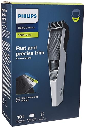 philips barttrimmer serie 3000 bt3206/14 mit lift & trim technologie