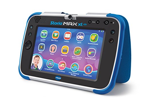 vtech storio max xl 2.0 kindertablet blau für kinder, touchscreen, lernspielzeug