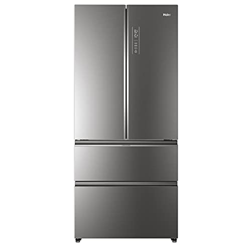 haier kühl-gefrierkombination 83 cm, 539 l, french door mit eiswürfelbereiter, no frost