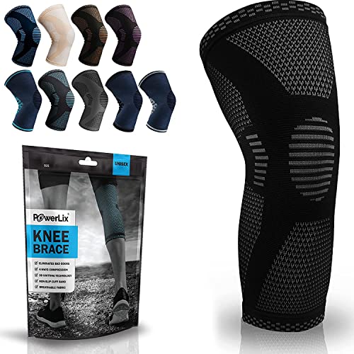 powerlix kniebandage kompressionsbandage für laufen joggen basketball gelenkschmerzen