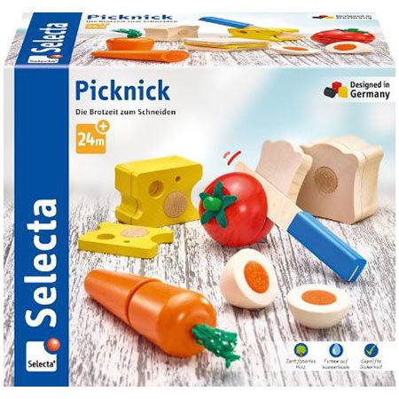 selecta 62020 klett und schneidespielzeug für picknick, jetzt 12,47