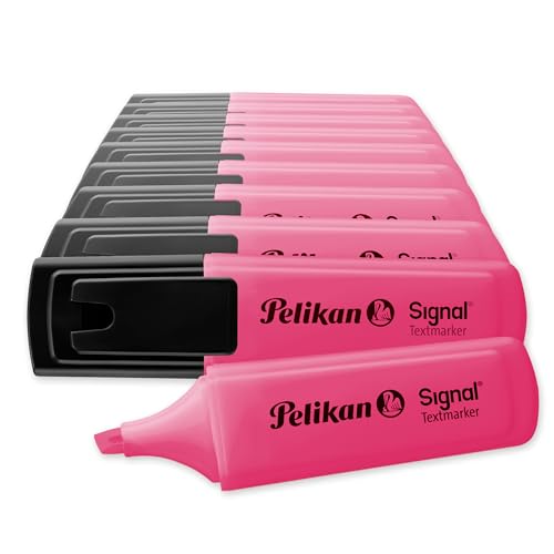Produktbild: Pelikan Textmarker Signal, 10 Stück, Leucht-Pink, Keilspitze