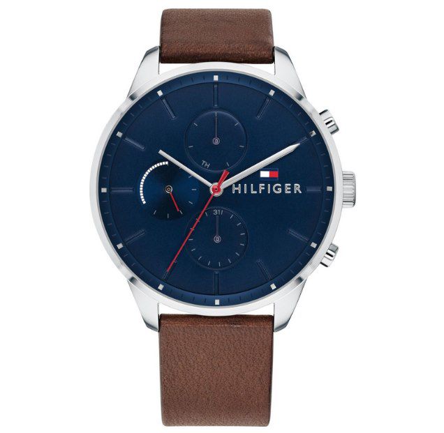 tommy hilfiger 44mm quarz armbanduhr für 93,99 euro statt 145 euro