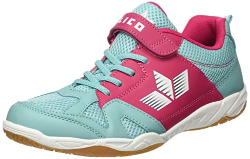 lico kinder sport hallenturnschuhe türkis pink weiß 39 eu