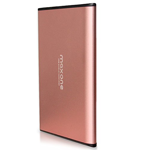 maxone externe festplatte 250gb 2,5 zoll usb 3.0 tragbare hdd pink für pc tv mac