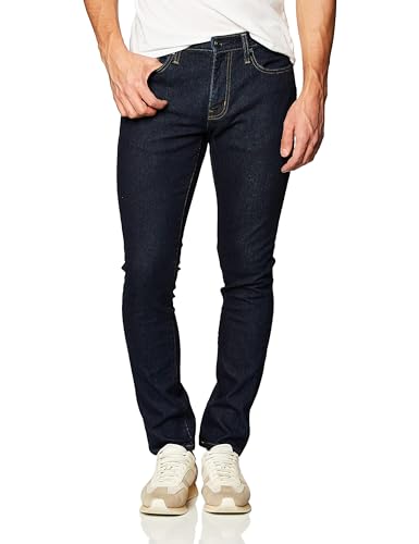 Herren Stretchjeans Skinny-Passform, Auslauffarben, Leicht Ausgespült, 31W/32L
