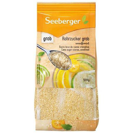 seeberger rohrzucker grob 12 x 500g unraffiniert ab 20,52 euro
