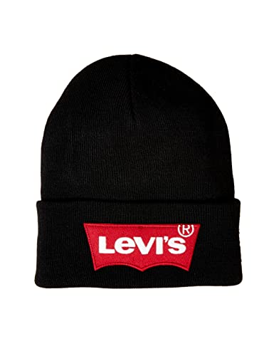 levi's red batwing slouchy beanie, warme mütze für damen und herren