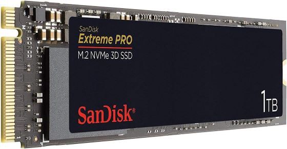 SanDisk Extreme PRO 1 TB M.2 NVMe 3D SSD für 89,50 Euro statt 119 Euro