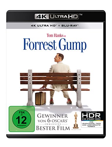 forrest gump 4k uhd blu-ray dolby vision hdr10 imdb 8,8