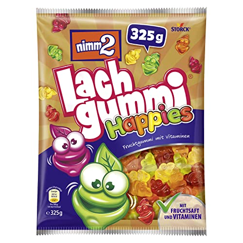 nimm2 lachgummi happies fruchtgummi mit fruchtsaft und vitaminen 325g