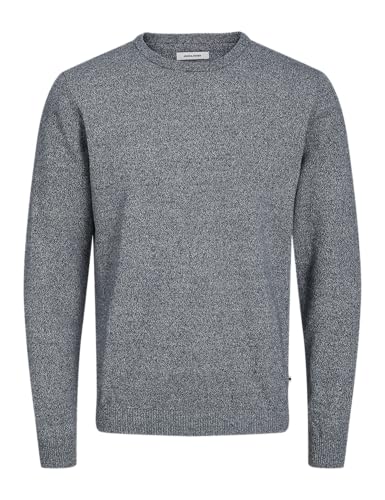 jack & jones pullover herren jjebasic knit crew neck navy blazer 1, L EU