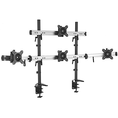 HFTEK monitorarm 4-fach, VESA 75/100, für Tisch, MP234C-N